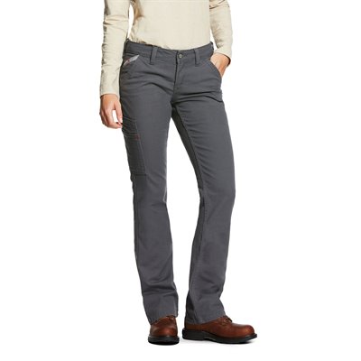 Ariat FR Ladies FR Stretch DuraLight Canvas Stackable Straight Leg Pant