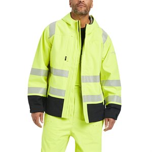 Ariat FR 8oz Hi-Vis Hooded Waterproof Jacket