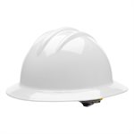 Bullard XL Full Brim Extra Large Hard Hat w /  Staz On