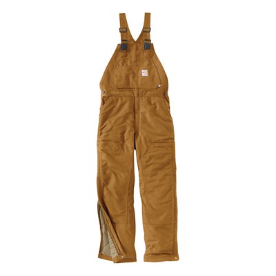 Carhartt FR Duck Bib Overall - Quilt-Lined