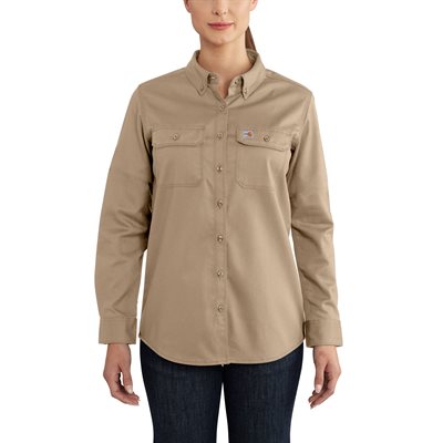 Carhartt FR Ladies 7 oz Rugged Flex Twill Shirt