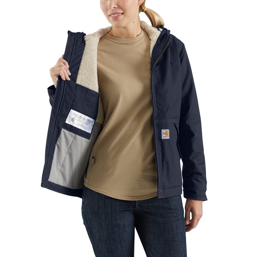 Carhartt Fr Ladies Full Swing Quick Duck Sherpa-lined Jacket