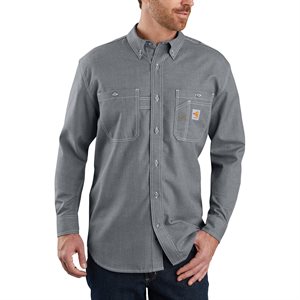 Carhartt FR Force Loose Fit Lightweight Long-Sleeve Button-Front Shirt