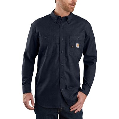 Carhartt FR Force Loose Fit Lightweight Long-Sleeve Button-Front Shirt