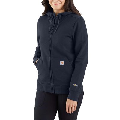 Carhartt FR Ladies Force Relaxed Fit Midweight Hooded Zip-Front Sweatshirt