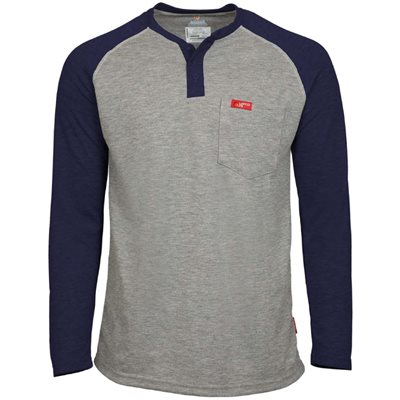 Lapco FR Tecasafe Raglan Long Sleeve Henley