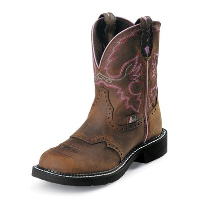 Justin Ladies 8" Steel-Toe Boot