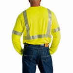 Lapco FR Hi-Viz Long Sleeve Henley - Type R Class 2