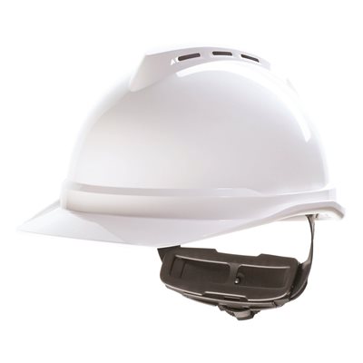 MSA V-Gard 500 Vented Cap Style Hard Hat w / Fas-Trac Suspension