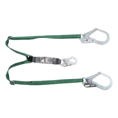 MSA V-Series 6' Standard Twin-Leg Adjustable Energy Absorbing Lanyard