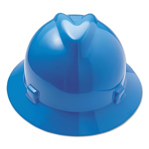 MSA V-Gard Full Brim Hard Hat w / Fas-Trac Suspension