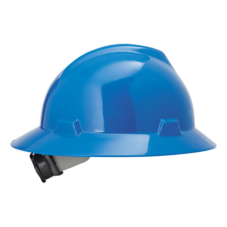 MSA V-Gard Full Brim Hard Hat w / Fas-Trac Suspension