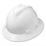 MSA V-Gard Full Brim Hard Hat w / Fas-Trac Suspension