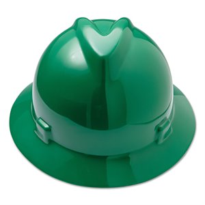 MSA V-Gard Full Brim Hard Hat w / Fas-Trac Suspension