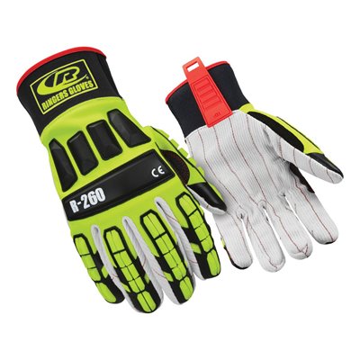 Ringers Hi-Viz Cotton Palm Impact Glove