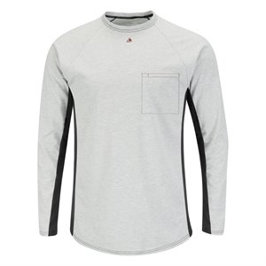 Bulwark FR Long Sleeve Base Layer with Concealed Chest Pocket