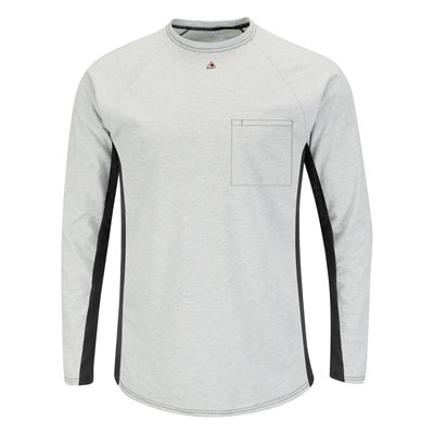 Bulwark FR Long Sleeve Base Layer with Concealed Chest Pocket