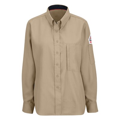 Bulwark FR Ladies iQ Series Lightweight Comfort Woven Shirt