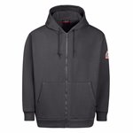 Bulwark FR Fleece Zip-Front Hooded Sweatshirt